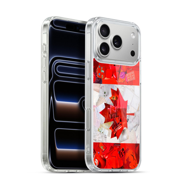 Artpoptart Flags Canada Soft Gel Case for Apple iPhone 17 Pro Max