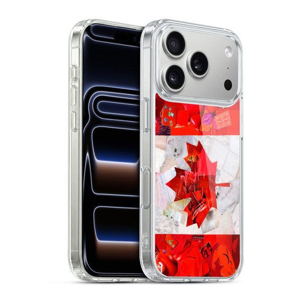 Artpoptart Flags Canada Soft Gel Case for Apple iPhone 17 Pro