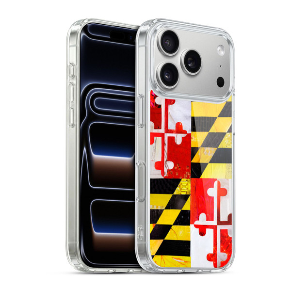 Artpoptart Flags Maryland Soft Gel Case for Apple iPhone 17 Pro
