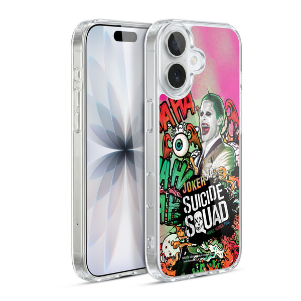 Suicide Squad 2016 Graphics Joker Poster Soft Gel Case for Apple iPhone 17