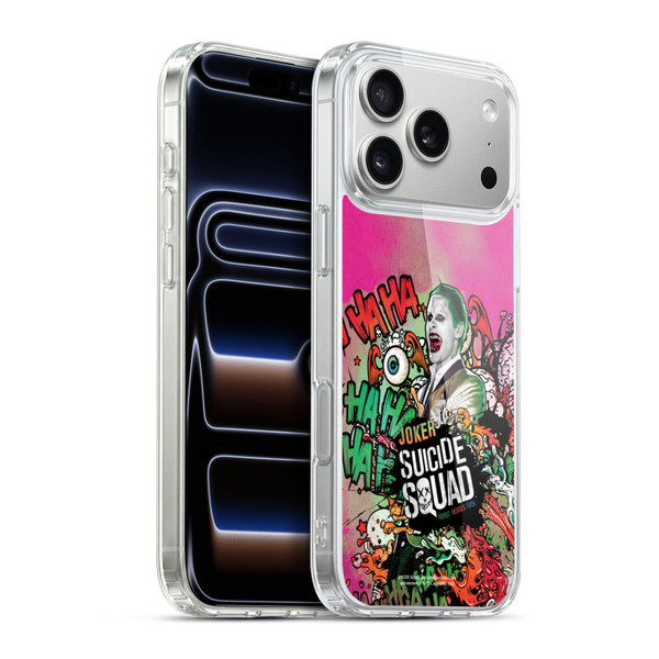 Suicide Squad 2016 Graphics Joker Poster Soft Gel Case for Apple iPhone 17 Pro Max