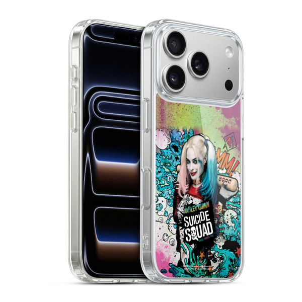 Suicide Squad 2016 Graphics Harley Quinn Poster Soft Gel Case for Apple iPhone 17 Pro