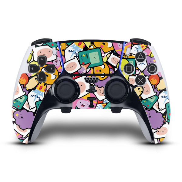 Adventure Time Graphics Pattern Vinyl Sticker Skin Decal Cover for Sony PS5 DualSense Edge Controller