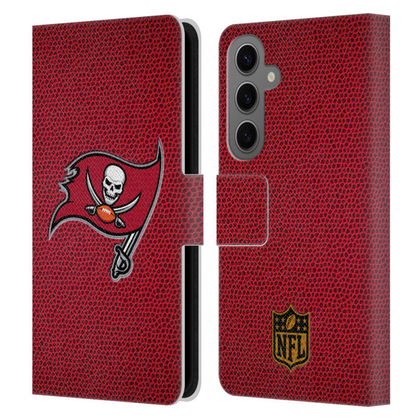NFL Tampa Bay Buccaneers Logo Football Leather Book Wallet Case Cover For Samsung Galaxy S25