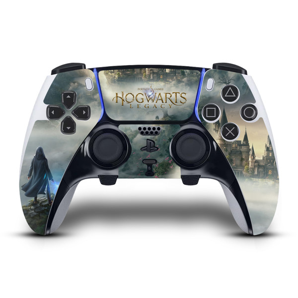 Hogwarts Legacy Graphics Key Art Vinyl Sticker Skin Decal Cover for Sony PS5 DualSense Edge Controller