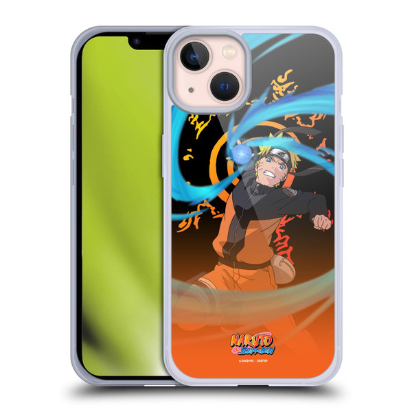 Naruto Shippuden Character Art Naruto Uzumaki Soft Gel Case for Apple iPhone 13