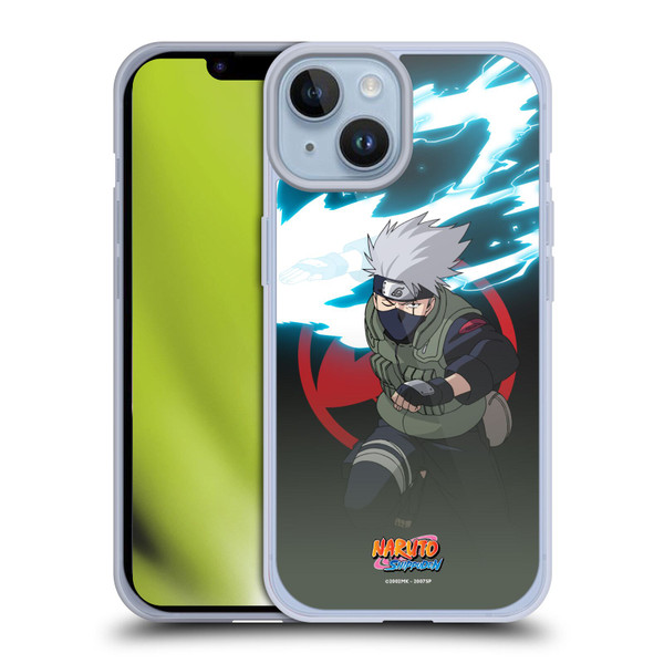 Naruto Shippuden Character Art Kakashi Hatake Soft Gel Case for Apple iPhone 14