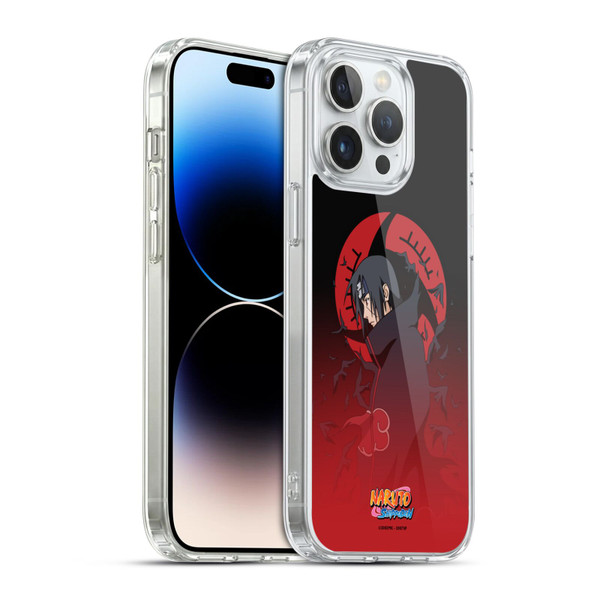 Naruto Shippuden Character Art Itachi Uchiha Soft Gel Case for Apple iPhone 14 Pro Max & MagSafe