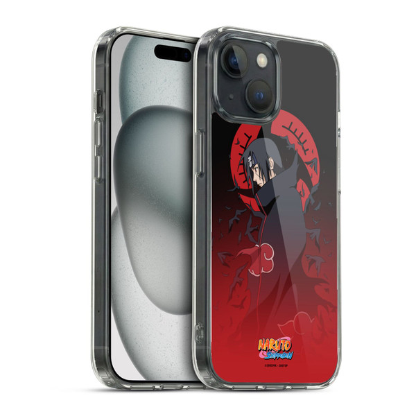 Naruto Shippuden Character Art Itachi Uchiha Soft Gel Case for Apple iPhone 15 & MagSafe