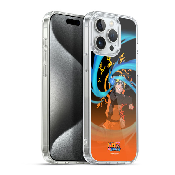 Naruto Shippuden Character Art Naruto Uzumaki Soft Gel Case for Apple iPhone 15 Pro Max & MagSafe