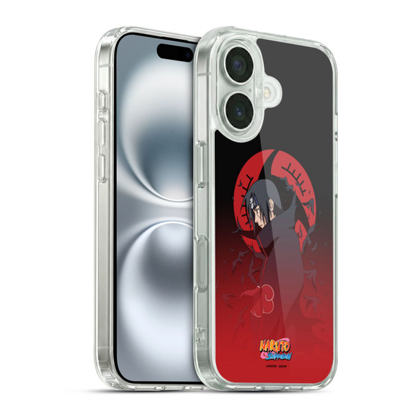 Naruto Shippuden Character Art Itachi Uchiha Soft Gel Case for Apple iPhone 16 & MagSafe