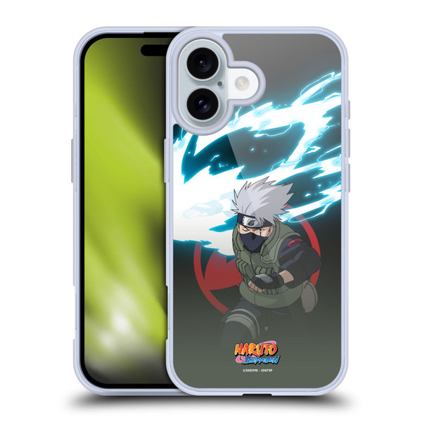 Naruto Shippuden Character Art Kakashi Hatake Soft Gel Case for Apple iPhone 16 & MagSafe