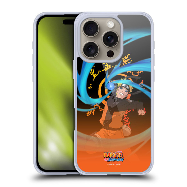 Naruto Shippuden Character Art Naruto Uzumaki Soft Gel Case for Apple iPhone 16 Pro