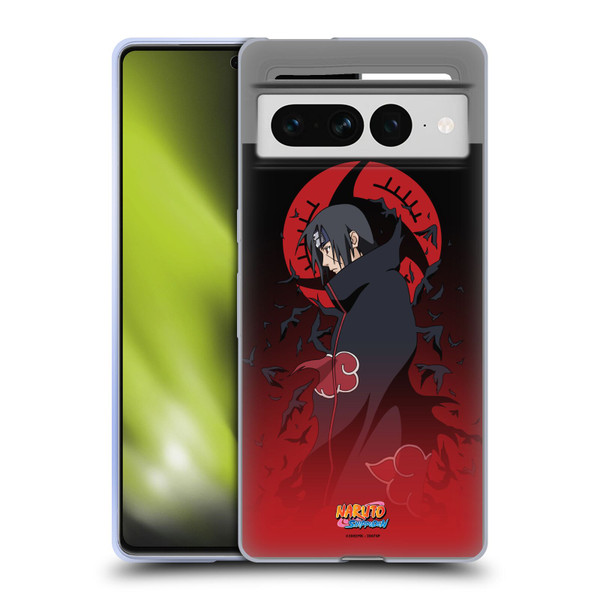 Naruto Shippuden Character Art Itachi Uchiha Soft Gel Case for Google Pixel 7 Pro