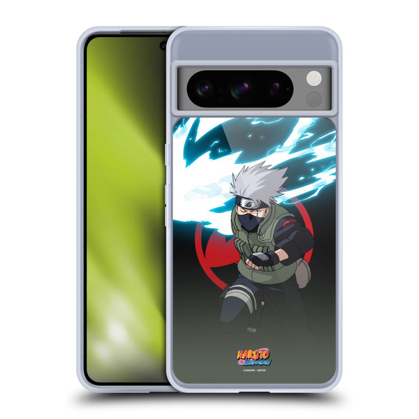 Naruto Shippuden Character Art Kakashi Hatake Soft Gel Case for Google Pixel 8 Pro