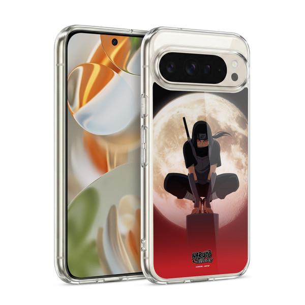 Naruto Shippuden Character Art Itachi Uchiha Moon Soft Gel Case for Google Pixel 9 / Pixel 9 Pro