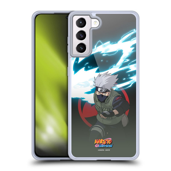 Naruto Shippuden Character Art Kakashi Hatake Soft Gel Case for Samsung Galaxy S21+ 5G