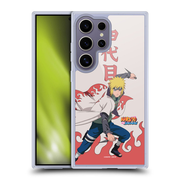 Naruto Shippuden Character Art Minato Namikaze Soft Gel Case for Samsung Galaxy S25 Ultra