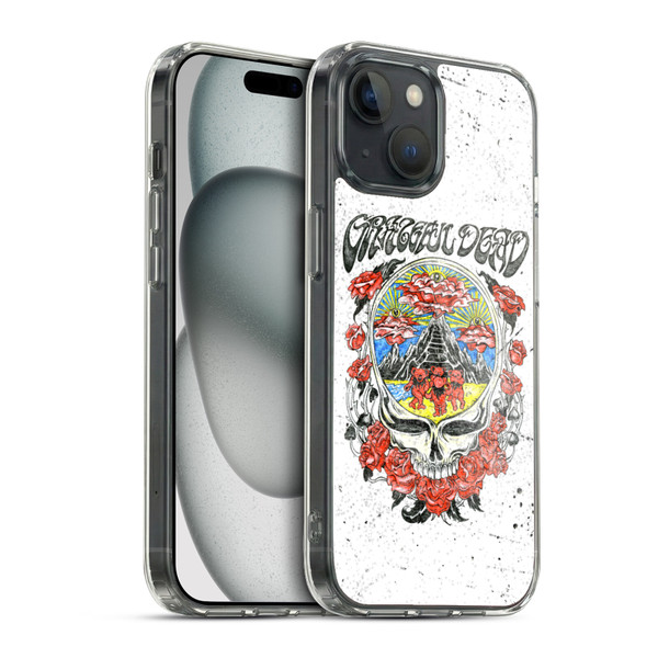 Grateful Dead Trends Rose Soft Gel Case for Apple iPhone 15 & MagSafe