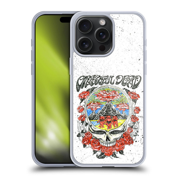 Grateful Dead Trends Rose Soft Gel Case for Apple iPhone 15 Pro Max & MagSafe