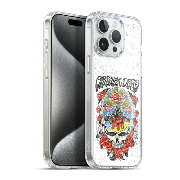 Grateful Dead Trends Rose Soft Gel Case for Apple iPhone 15 Pro Max & MagSafe