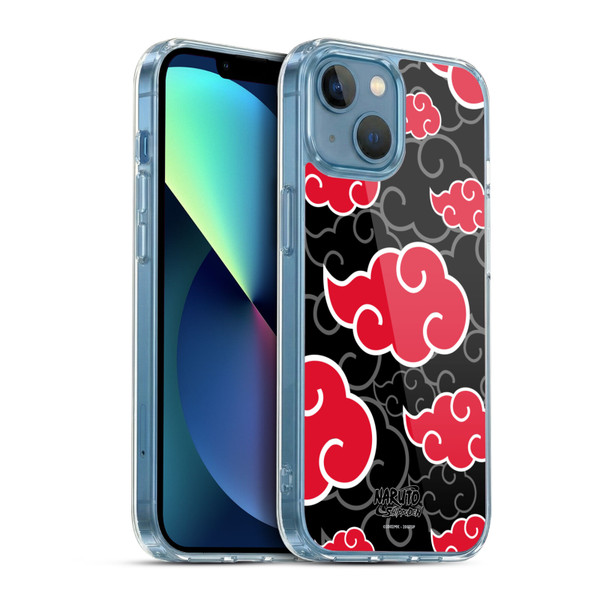 Naruto Shippuden Iconic Akatsuki Soft Gel Case for Apple iPhone 13 Mini & MagSafe