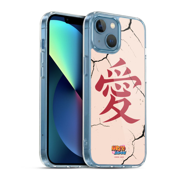 Naruto Shippuden Iconic Gaara Tattoo Soft Gel Case for Apple iPhone 13 Mini & MagSafe