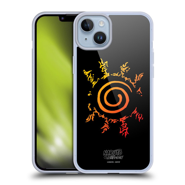 Naruto Shippuden Iconic Kurama Seal Soft Gel Case for Apple iPhone 14 Plus & MagSafe
