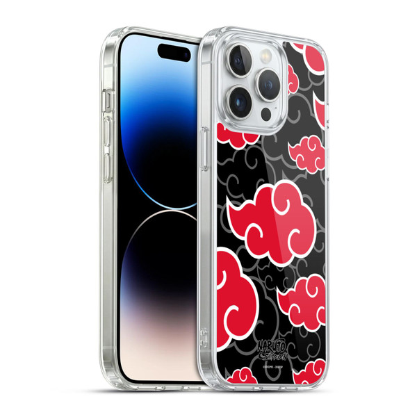 Naruto Shippuden Iconic Akatsuki Soft Gel Case for Apple iPhone 14 Pro Max & MagSafe