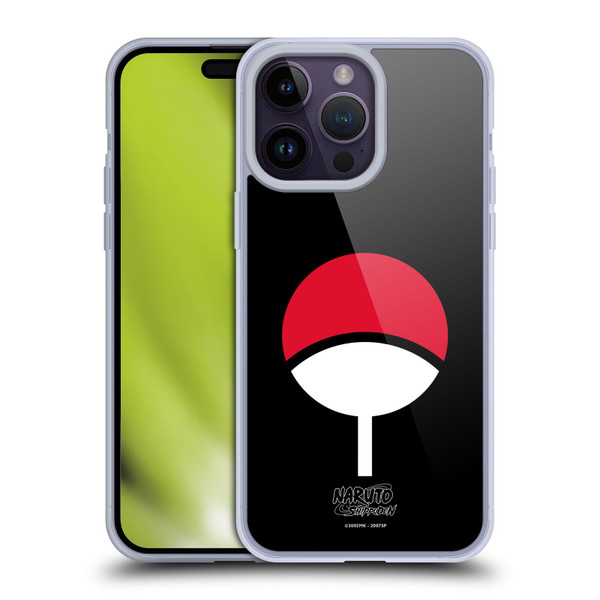 Naruto Shippuden Iconic Uchiha Clan Soft Gel Case for Apple iPhone 14 Pro Max