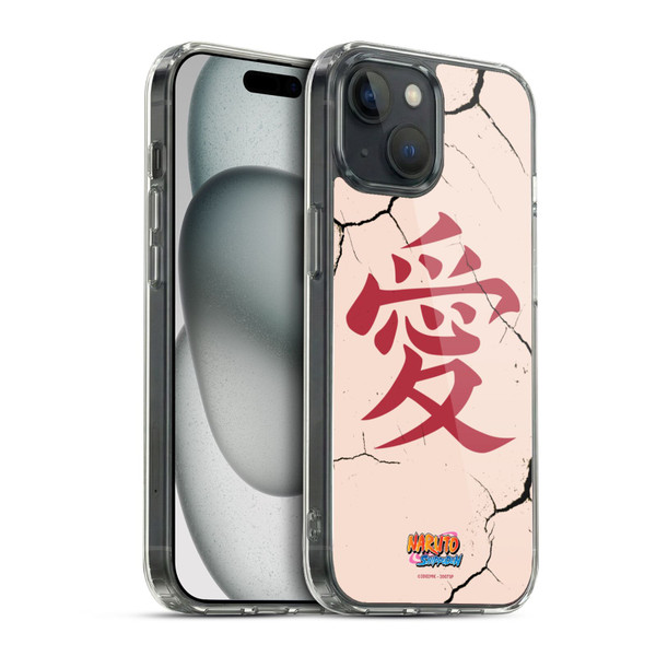 Naruto Shippuden Iconic Gaara Tattoo Soft Gel Case for Apple iPhone 15 & MagSafe