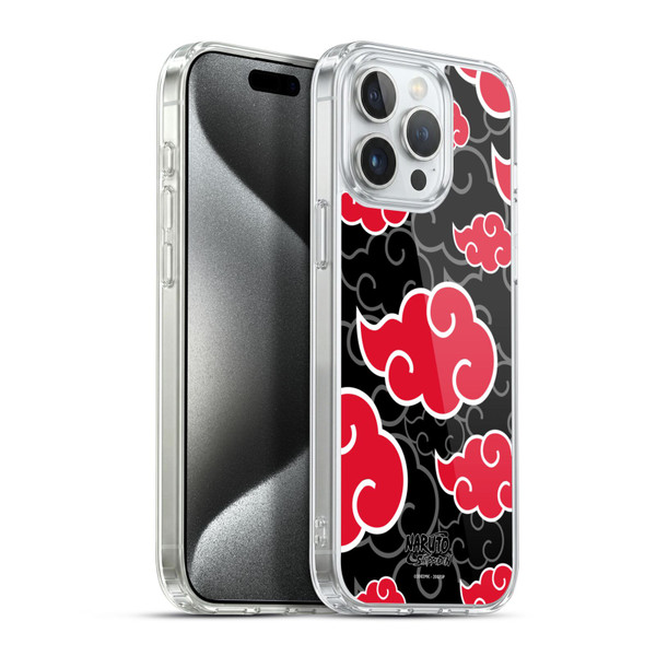 Naruto Shippuden Iconic Akatsuki Soft Gel Case for Apple iPhone 15 Pro Max & MagSafe