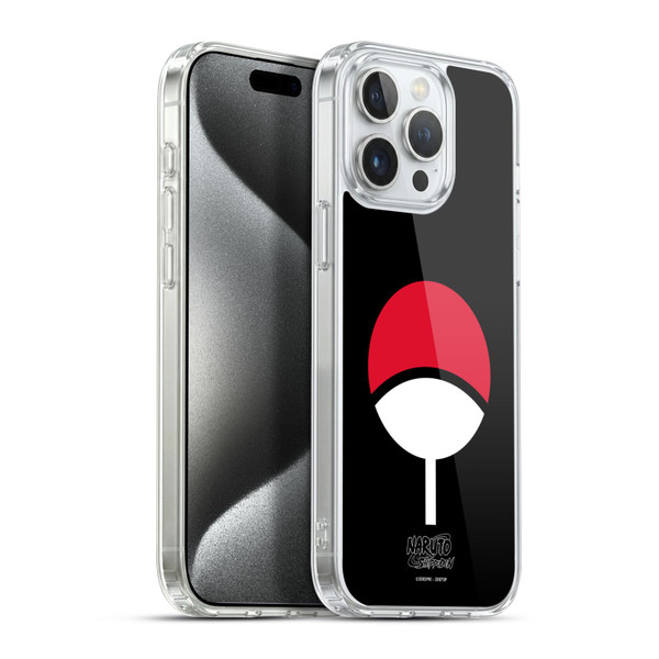 Naruto Shippuden Iconic Uchiha Clan Soft Gel Case for Apple iPhone 15 Pro Max & MagSafe