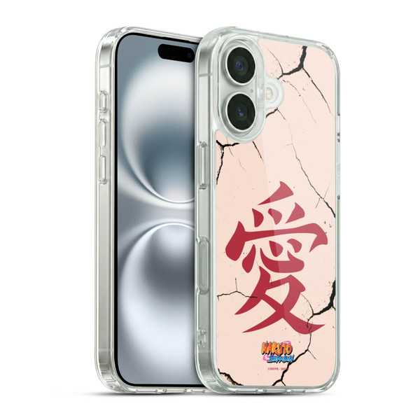 Naruto Shippuden Iconic Gaara Tattoo Soft Gel Case for Apple iPhone 16 & MagSafe