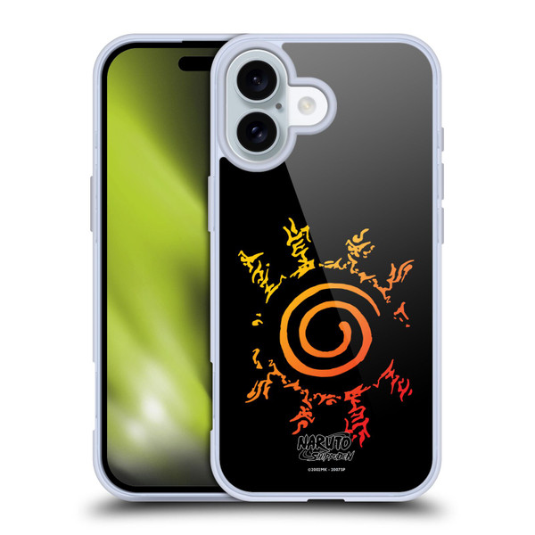 Naruto Shippuden Iconic Kurama Seal Soft Gel Case for Apple iPhone 16