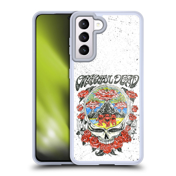 Grateful Dead Trends Rose Soft Gel Case for Samsung Galaxy S21 5G & MagSafe