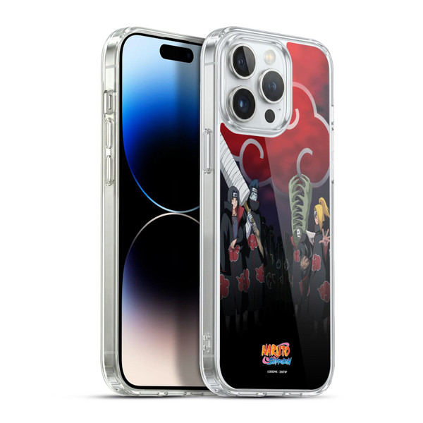 Naruto Shippuden Key Art Akatsuki Soft Gel Case for Apple iPhone 13 Pro Max & MagSafe