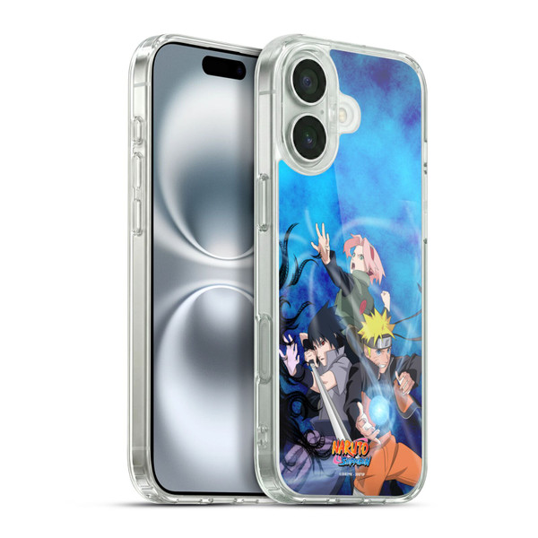 Naruto Shippuden Key Art Team 7 Soft Gel Case for Apple iPhone 16 Plus & MagSafe