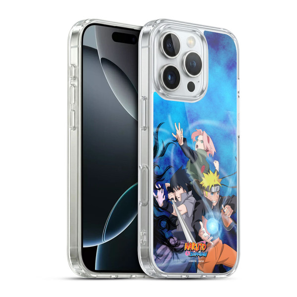 Naruto Shippuden Key Art Team 7 Soft Gel Case for Apple iPhone 16 Pro & MagSafe