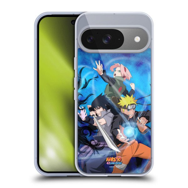Naruto Shippuden Key Art Team 7 Soft Gel Case for Google Pixel 9 / Pixel 9 Pro