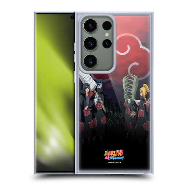 Naruto Shippuden Key Art Akatsuki Soft Gel Case for Samsung Galaxy S23 Ultra 5G