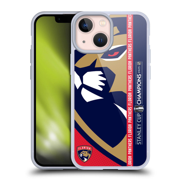 NHL 2025 Stanley Cup Champions Florida Panthers Oversized Soft Gel Case for Apple iPhone 13 Mini NHL 2025 Stanley Cup Champions Florida Panthers Oversized Soft Gel Case for Apple iPhone 13 Mini
