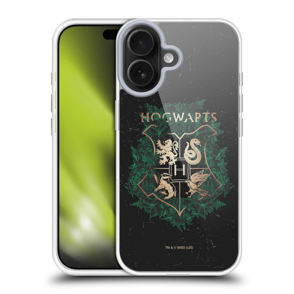 Harry Potter Deathly Hallows XXXI Hogwarts Crest 2 Soft Gel Case for Apple iPhone 17
