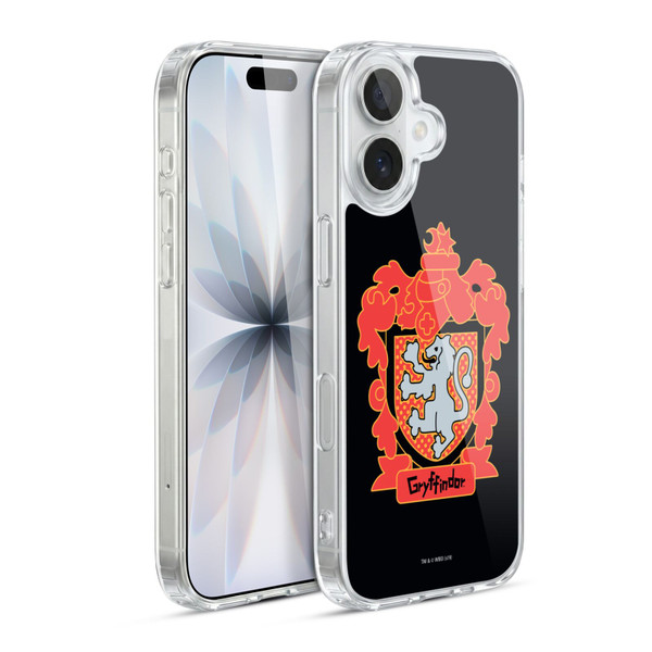 Harry Potter Deathly Hallows I Gryffindor Crest Soft Gel Case for Apple iPhone 17