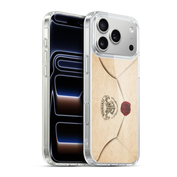 Harry Potter Hogwarts Letter Envelope Acceptance Parchment Soft Gel Case for Apple iPhone 17 Pro Max