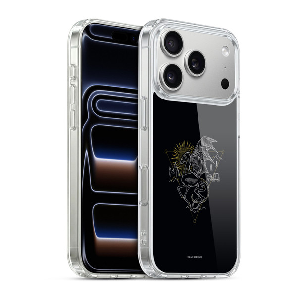 Harry Potter Deathly Hallows XXII Thestral Soft Gel Case for Apple iPhone 17 Pro