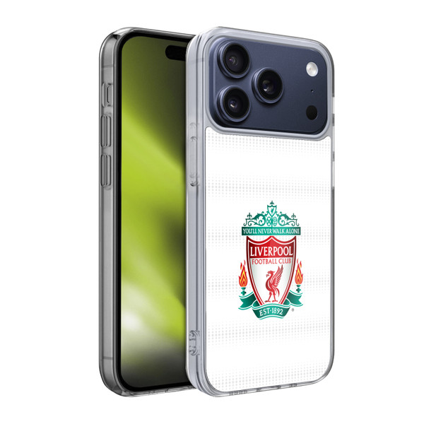 Liverpool Football Club Crest Designs Full Colour Away Soft Gel Case for Apple iPhone 17 Pro