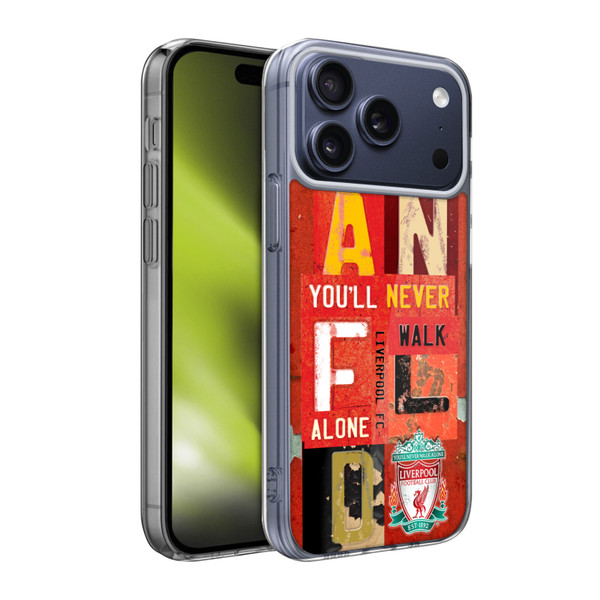 Liverpool Football Club Crest You'Ll Never Walk Alone Vintage Plate Anfield Soft Gel Case for Apple iPhone 17 Pro Max