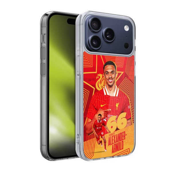 Liverpool Football Club 2024/25 First Team Trent Alexander-Arnold Soft Gel Case for Apple iPhone 17 Pro Liverpool Football Club 2024/25 First Team Trent Alexander-Arnold Soft Gel Case for Apple iPhone 17 Pro