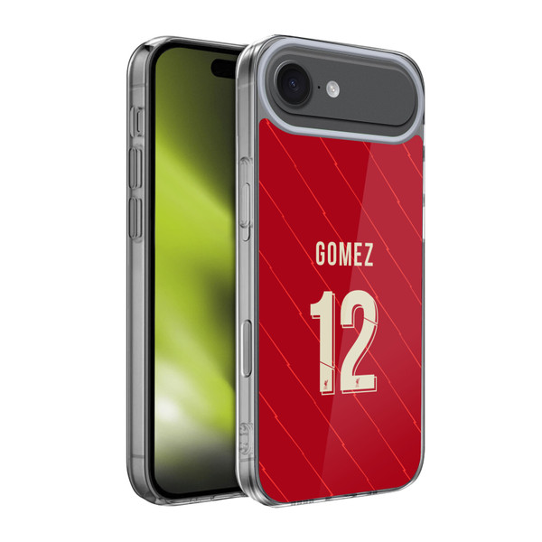 Liverpool Football Club 2021/22 Players Home Kit Group 1 Joe Gomez Soft Gel Case for Apple iPhone 17 Air